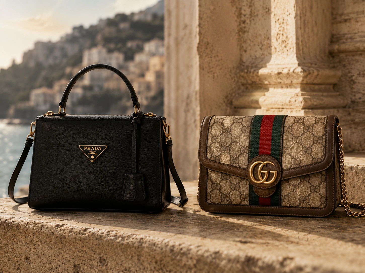 prada vs gucci comparision value